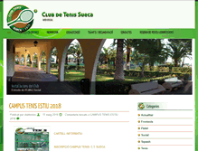 Tablet Screenshot of clubtenissueca.com